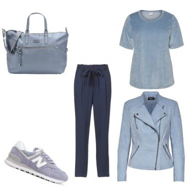 Outfit Ciniglia +pelle=chic