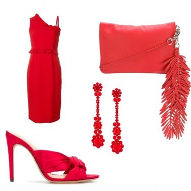 Outfit Rosso lacca