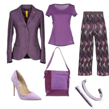 Outfit Tonalità del viola
