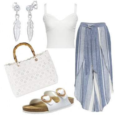 Outfit Pantalones De rayas Mujer: 15 Outfit Mujer | Bantoa