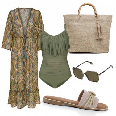 Outfit Costumi Verde Donna: 7 Outfit Donna | Bantoa