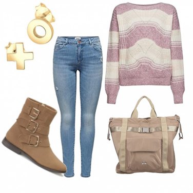 Outfit Mochilas Beige Mujer: 12 Outfit Mujer | Bantoa