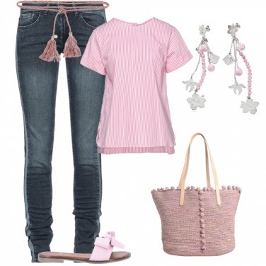 Outfit Sandalias Rosa Mujer: 46 Outfit Mujer | Bantoa