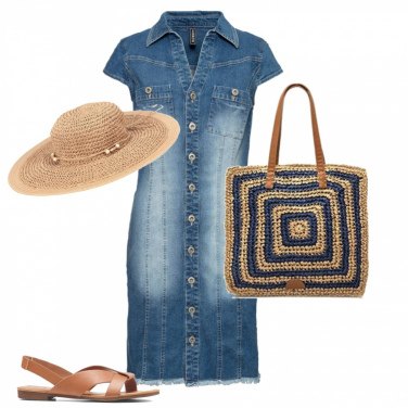 Outfit Vestiti corti Blu Donna: 18 Outfit Donna | Bantoa