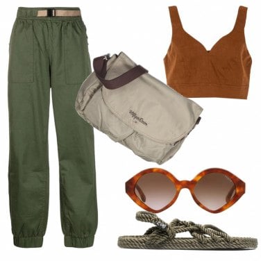 Outfit Pantaloni cargo Donna: 7 Outfit Donna | Bantoa