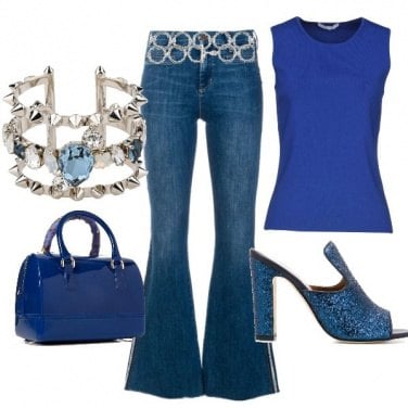 Outfit Jeans glam