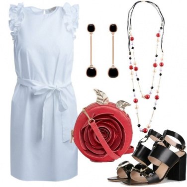 Outfit Tubino bianco