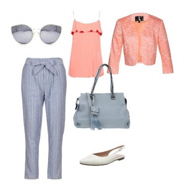 Outfit Righe e pois
