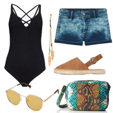 Outfit Il body nero