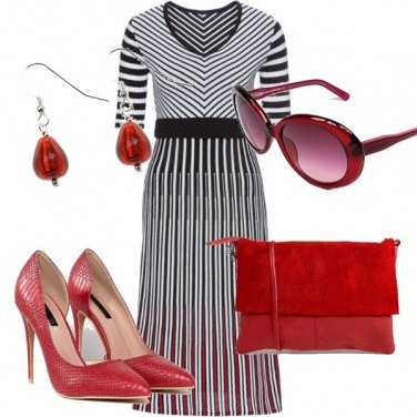 Outfit I love red