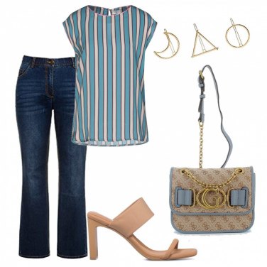Outfit Jeans bootcut Donna: 50 Outfit Donna | Bantoa