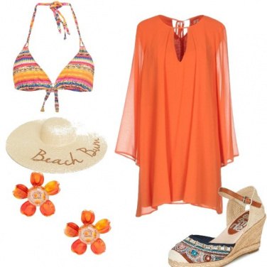 Outfit Arancio top