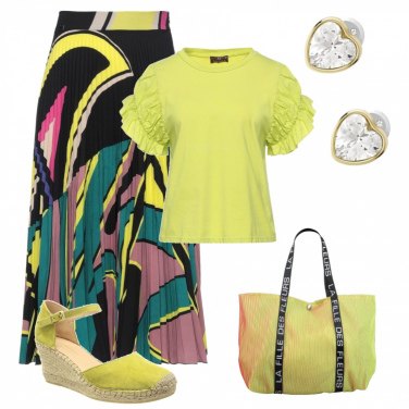 Outfit Bolsos de mano Amarillo Mujer: 13 Outfit Mujer | Bantoa