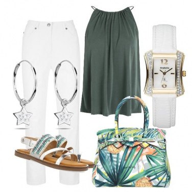 Outfit Pantaloni capri Donna: 46 Outfit Donna | Bantoa