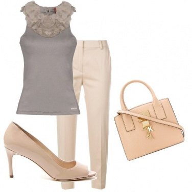 Outfit Toni di beige