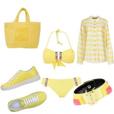 Outfit Pois e strisce sotto il solleone