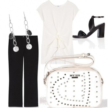 Outfit In bianco e nero