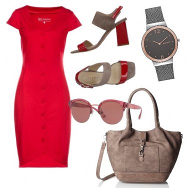 Outfit CMPS Rosso declinazione ufficio