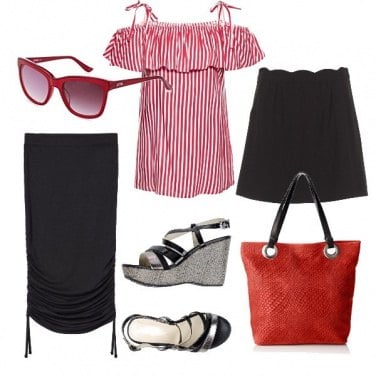 Outfit Lunga o corta con la zeppa