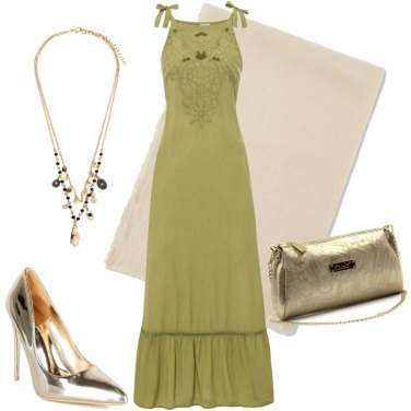 Outfit Décolleté Giallo Tinta unita Donna: 4 Outfit Donna | Bantoa