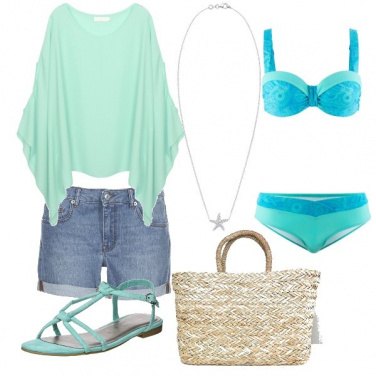 Outfit Verde acqua