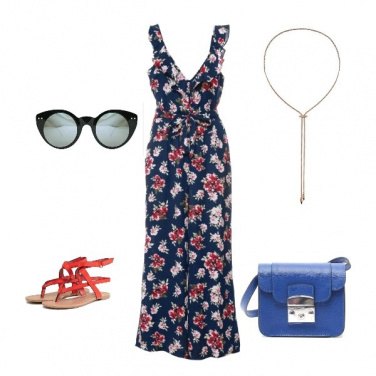 Outfit Tuta floreale