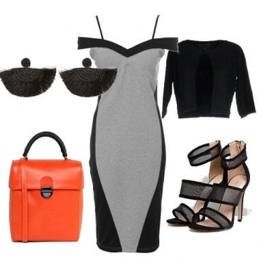 Outfit Un tocco d’arancio