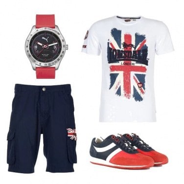 Outfit T-shirt Lonsdale