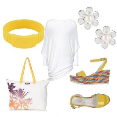 Outfit Yellow summer