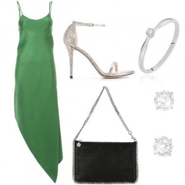 Outfit I sandali argento
