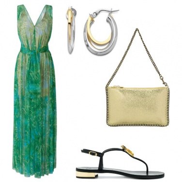 Outfit La borsa oro