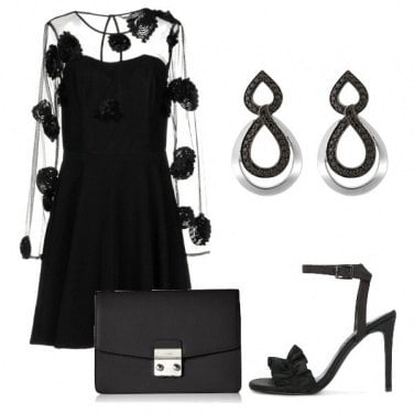 Outfit Uscita in total black