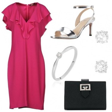 Outfit Il vestito fucsia
