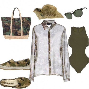Outfit Navy Seal chic beachwear