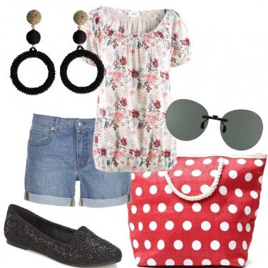 Outfit Cerchi e pois