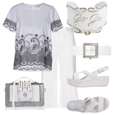 Outfit TSK Go go white
