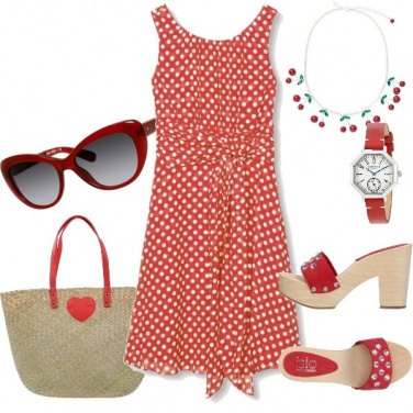 Outfit Rosso d\'estate