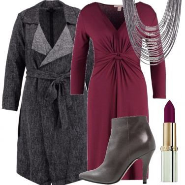 Outfit Caldo viola port royale