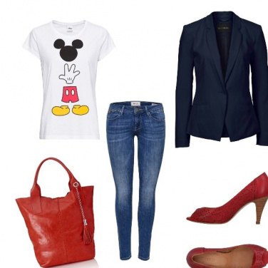 Outfit Ufficio con allegria