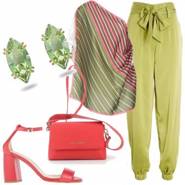 Outfit Pantaloni Verde Donna: 43 Outfit Donna | Bantoa
