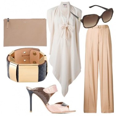 Outfit Chic con dettagli animalier