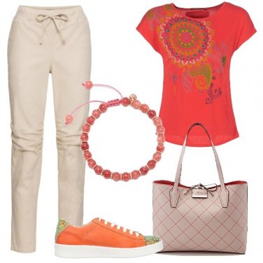 Outfit Comoda e colorata