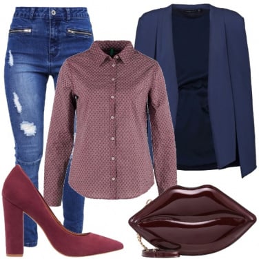 Outfit Pizza chic