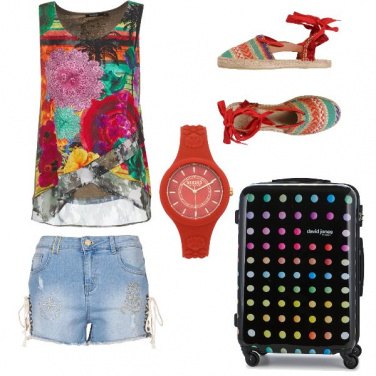Outfit Puntuale in aeroporto