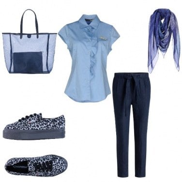 Outfit Mimetic blue