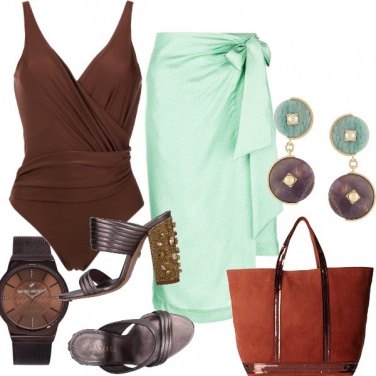 Outfit Cioccolato e menta