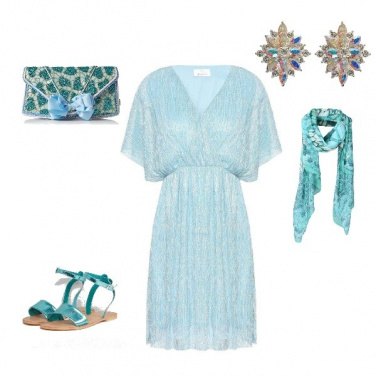 Outfit Verde acqua look