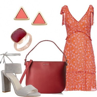 Outfit Mini abito a fantasia