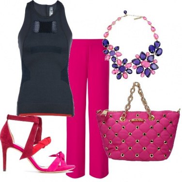 Outfit Borchie e fiori