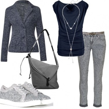 Outfit Mix di casual e formalità